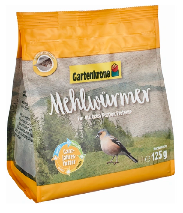 Gartenkrone Mehlwürmer 125g, 432458